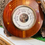 Thumbnail: Art Deco inlaid mahogany Aneroid Barometer - #9068