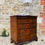 Thumbnail: 20thC Regency Revival Serpentine Bachelors Chest in Walnut - #7108