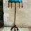 Thumbnail: Antique mahogany Eagles Claw and Ball Floor Lamp - (shade not included) - 