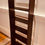 Thumbnail: Early 20thC narrow form dark oak open bookcase #8641