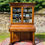 Thumbnail: William IV Piano Top Bureau Bookcase in Rosewood - #8423