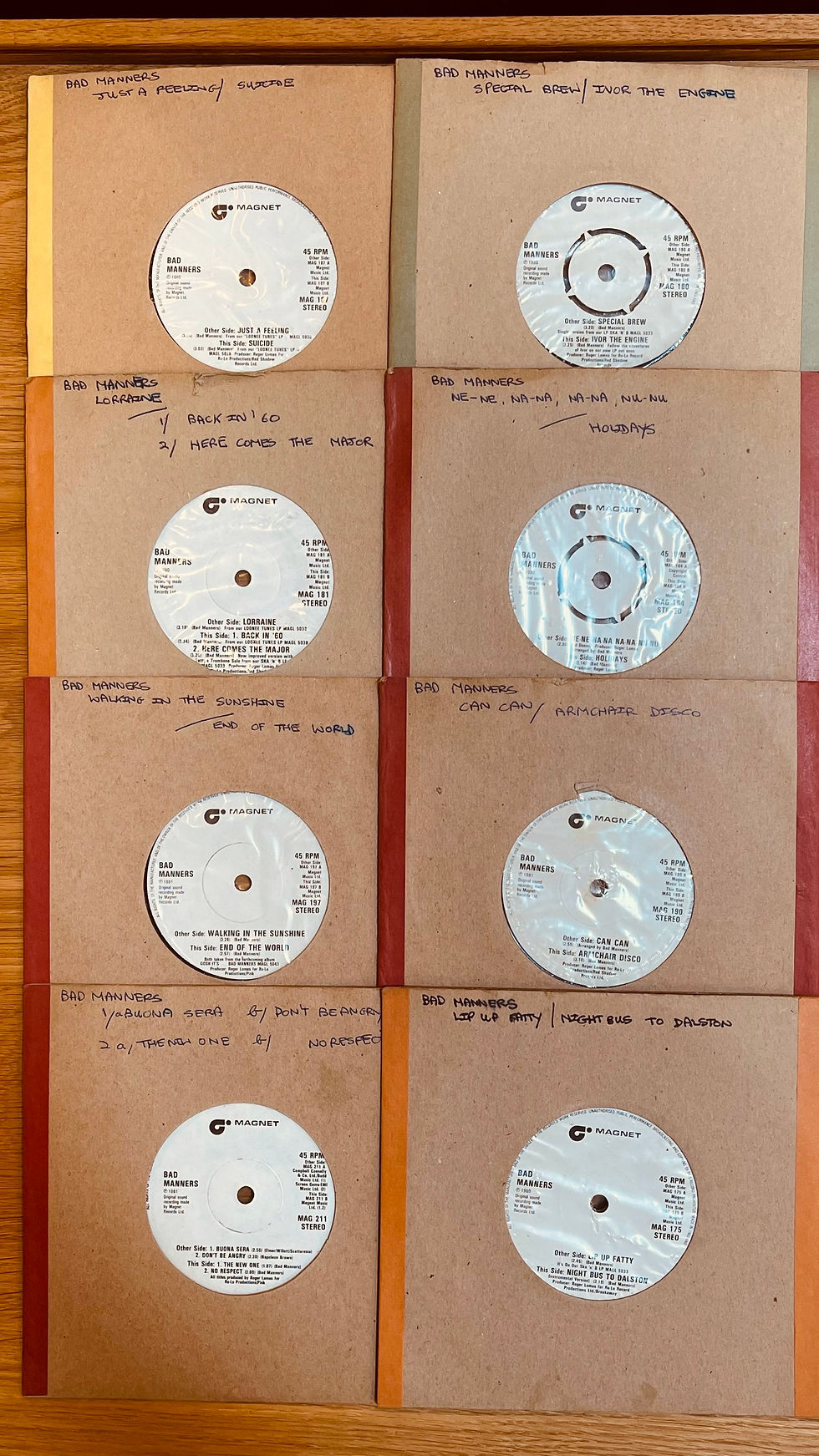 Thumbnail: Bad Manners 1980’s vinyl singles bundle x 8