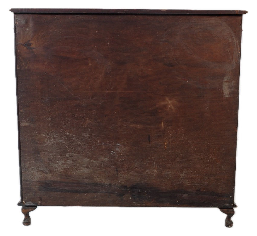 Thumbnail: Large early 20thC glazed inlaid mahogany display cabinet / bookcase -
