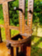 Thumbnail: 19thC Victorian carved oak hall stand with quality Green Man design carving.