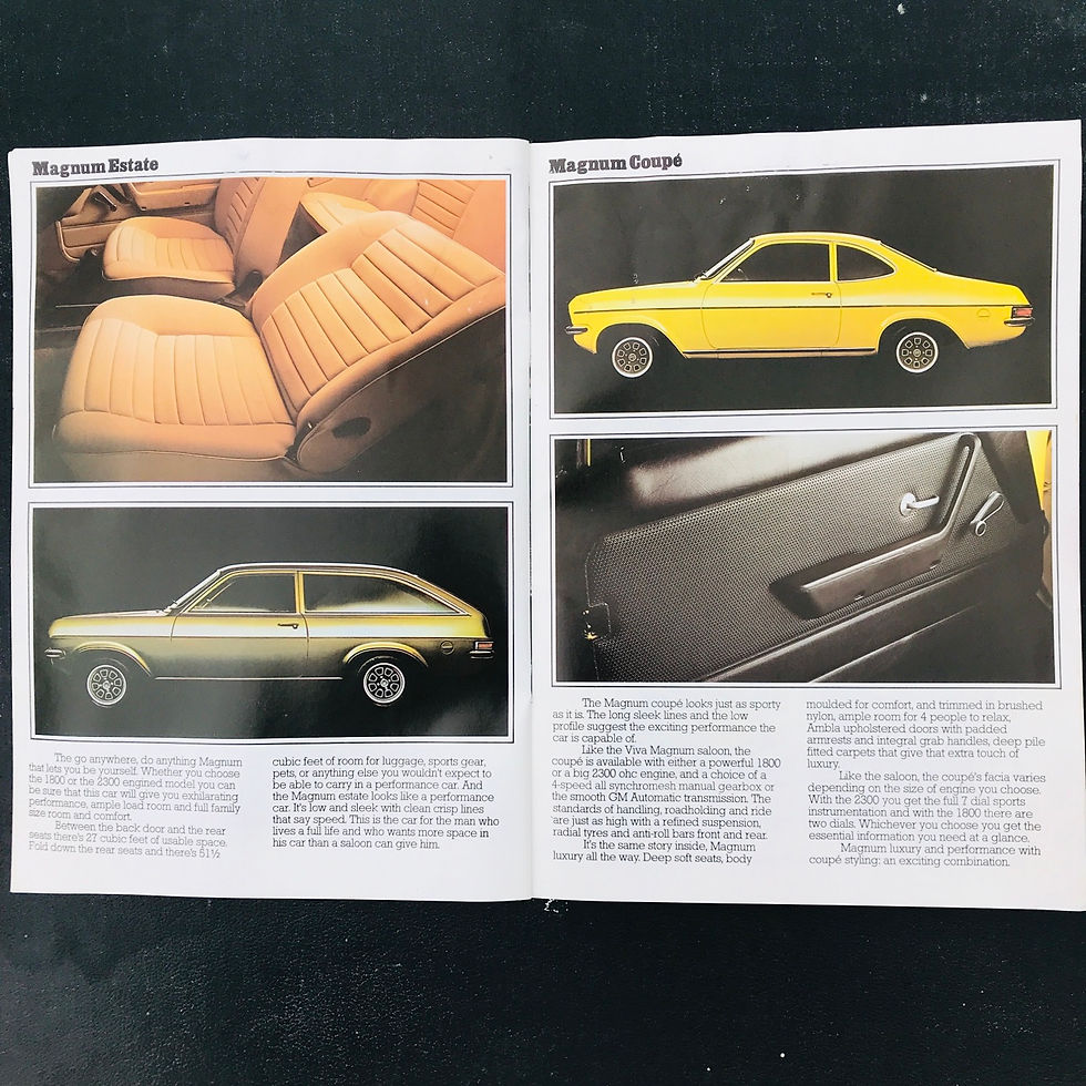 Thumbnail: Vauxhall Magnum 1800 & 2300 Saloon, Coupe & Estate Brochure 1973