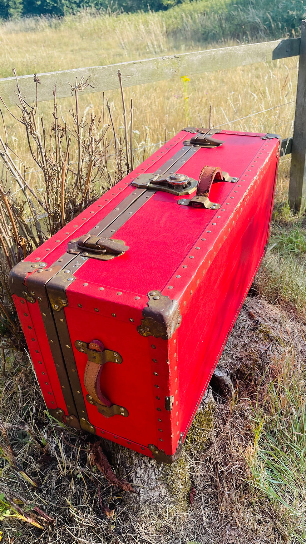 Thumbnail: Vintage ‘Despatch Box Red’ Travel Trunk