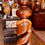 Thumbnail: Antique twin helix barley twist turned mahogany floor lamp  #8792