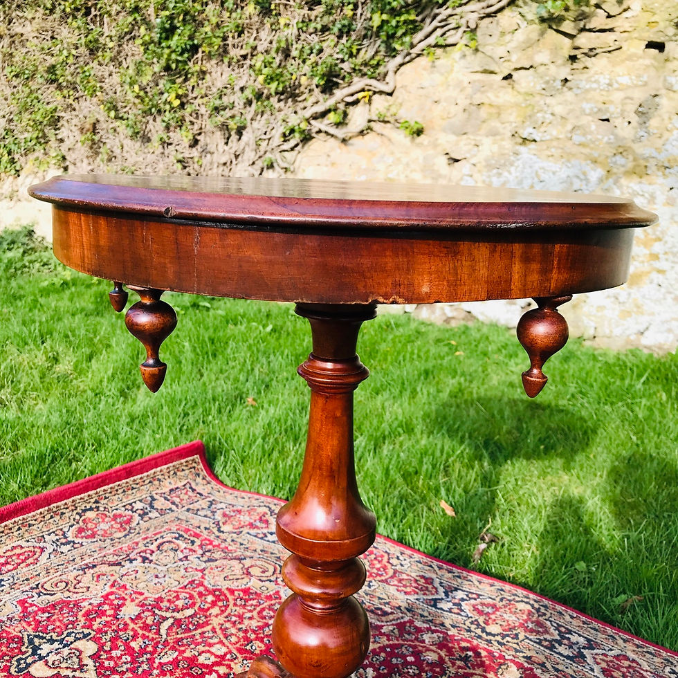 Thumbnail: Stunning 19thC Victorian circular pedestal table in mahogany.