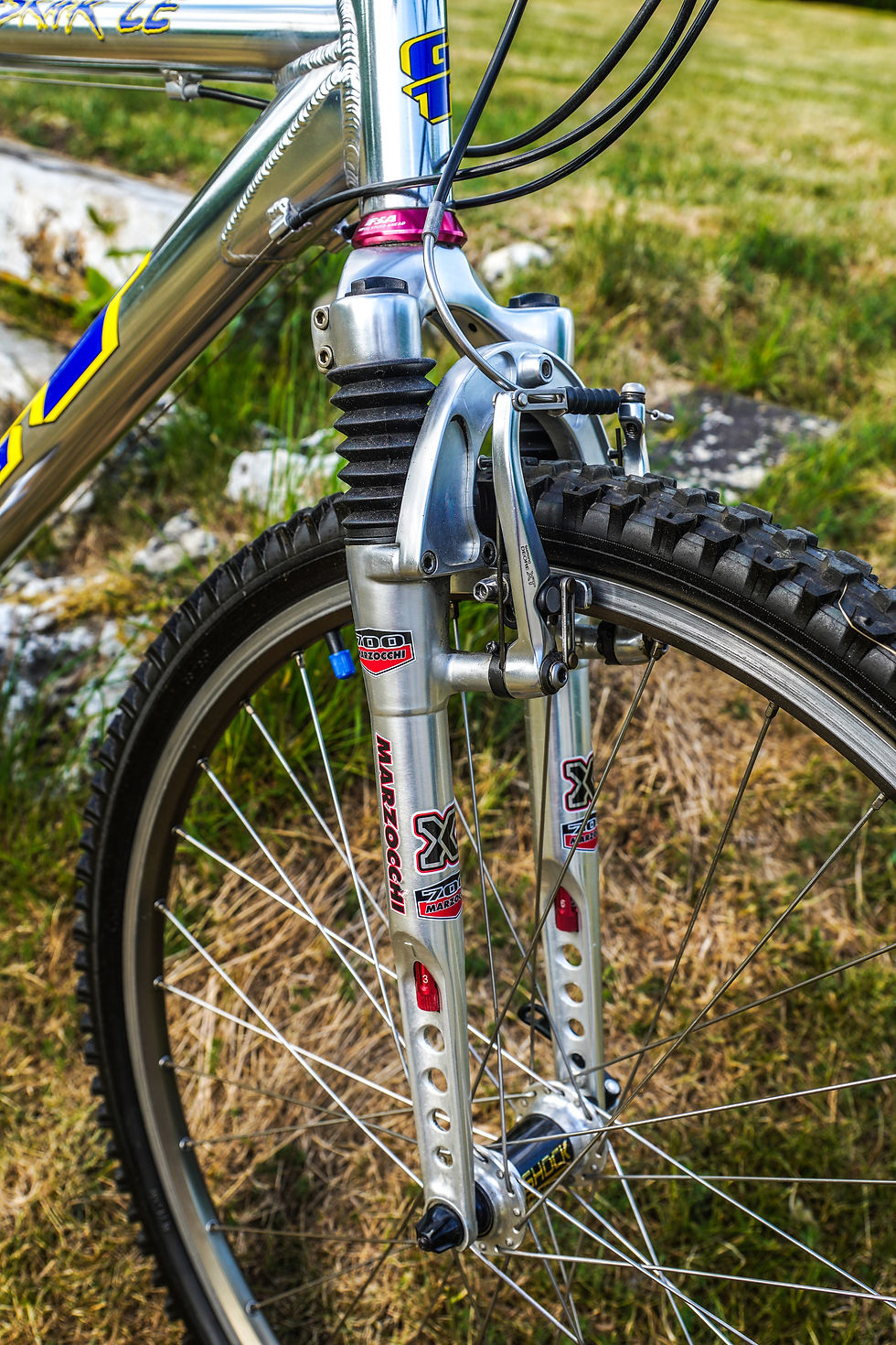 Thumbnail: Vintage 1996 GT Zaskar LE Ball Burnished Mountain Bike - #