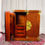 Thumbnail: 1980’s Korean Tansu design drinks cabinet /dry bar in Rosewood veneer. #8518