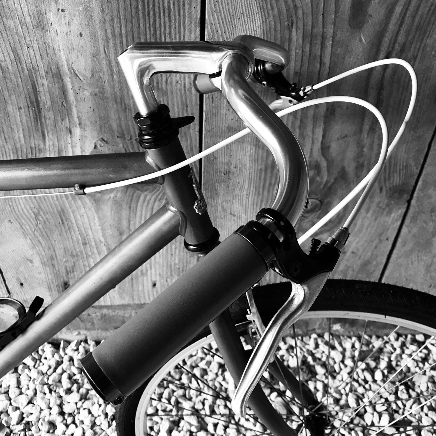 Cafe Racer inspired single speed vintage bike