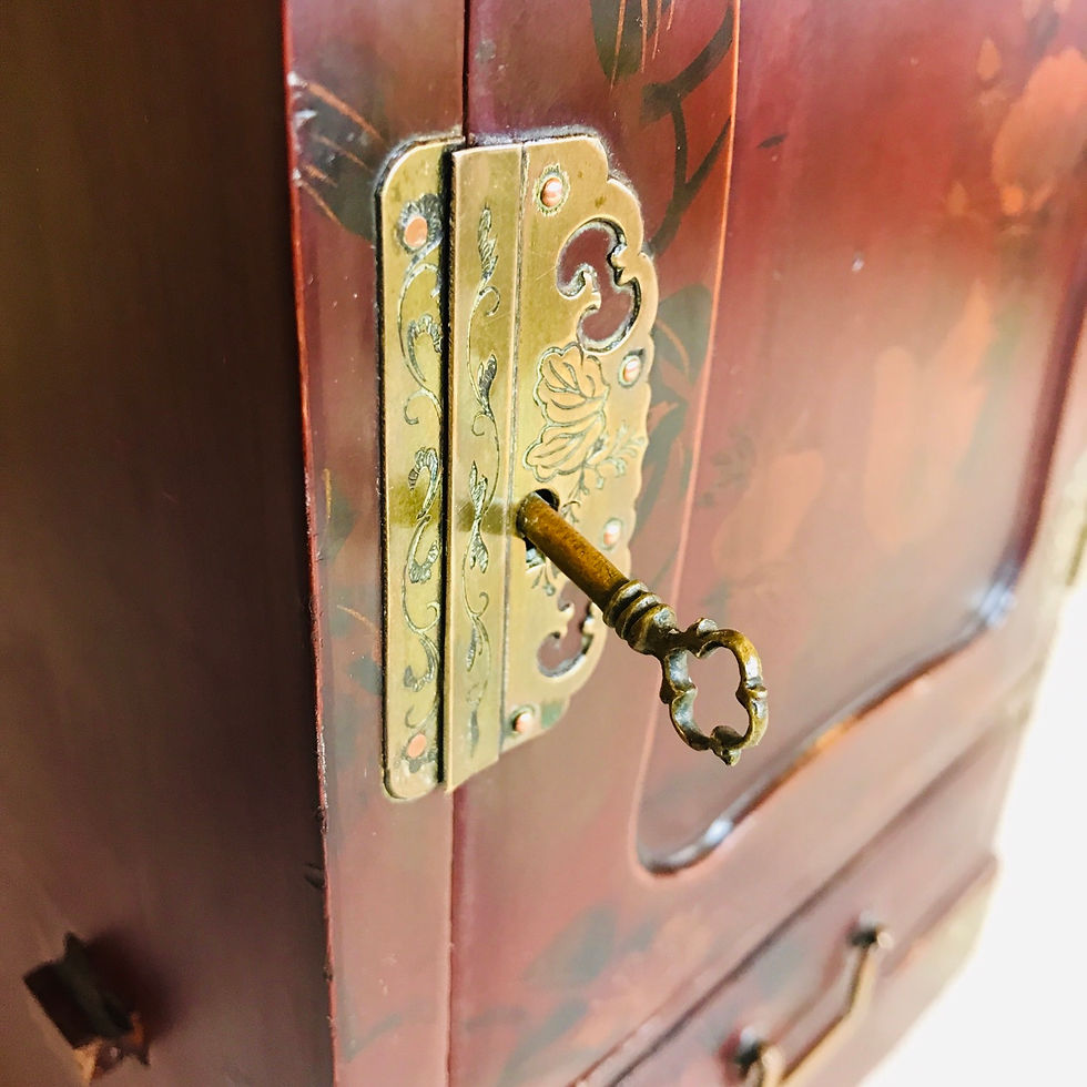 Thumbnail: Early 20thCentury Japanese Scholars/Scribes lacquered travelling desk.