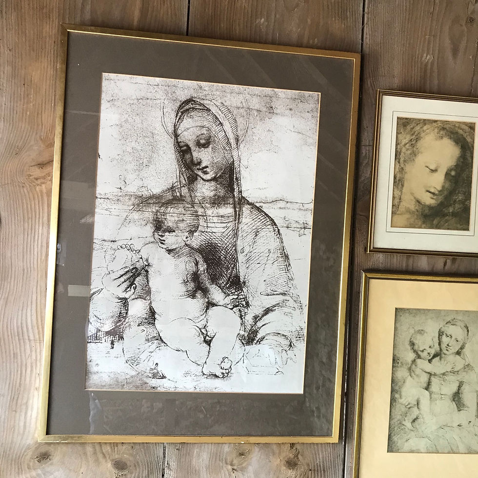 Thumbnail: The Madonna collection of three framed vintage prints 