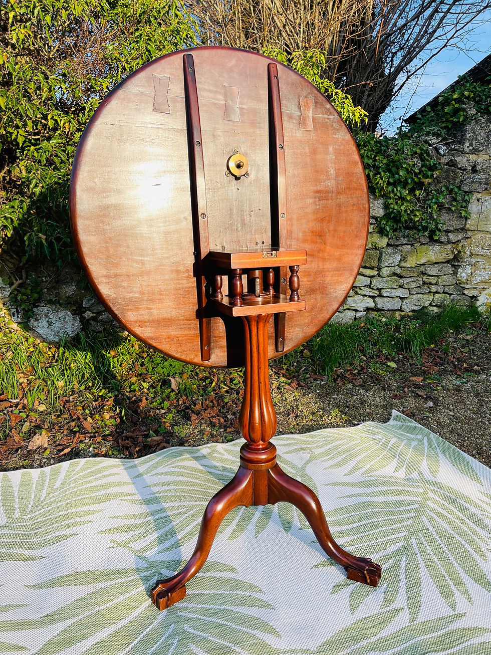 Thumbnail: 19th Century mahogany tilt top supper table.