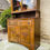 Thumbnail: Edwardian Oak Display Cupboard - #8121