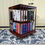 Thumbnail: Large Edwardian style revolving mahogany bookcase - #8392