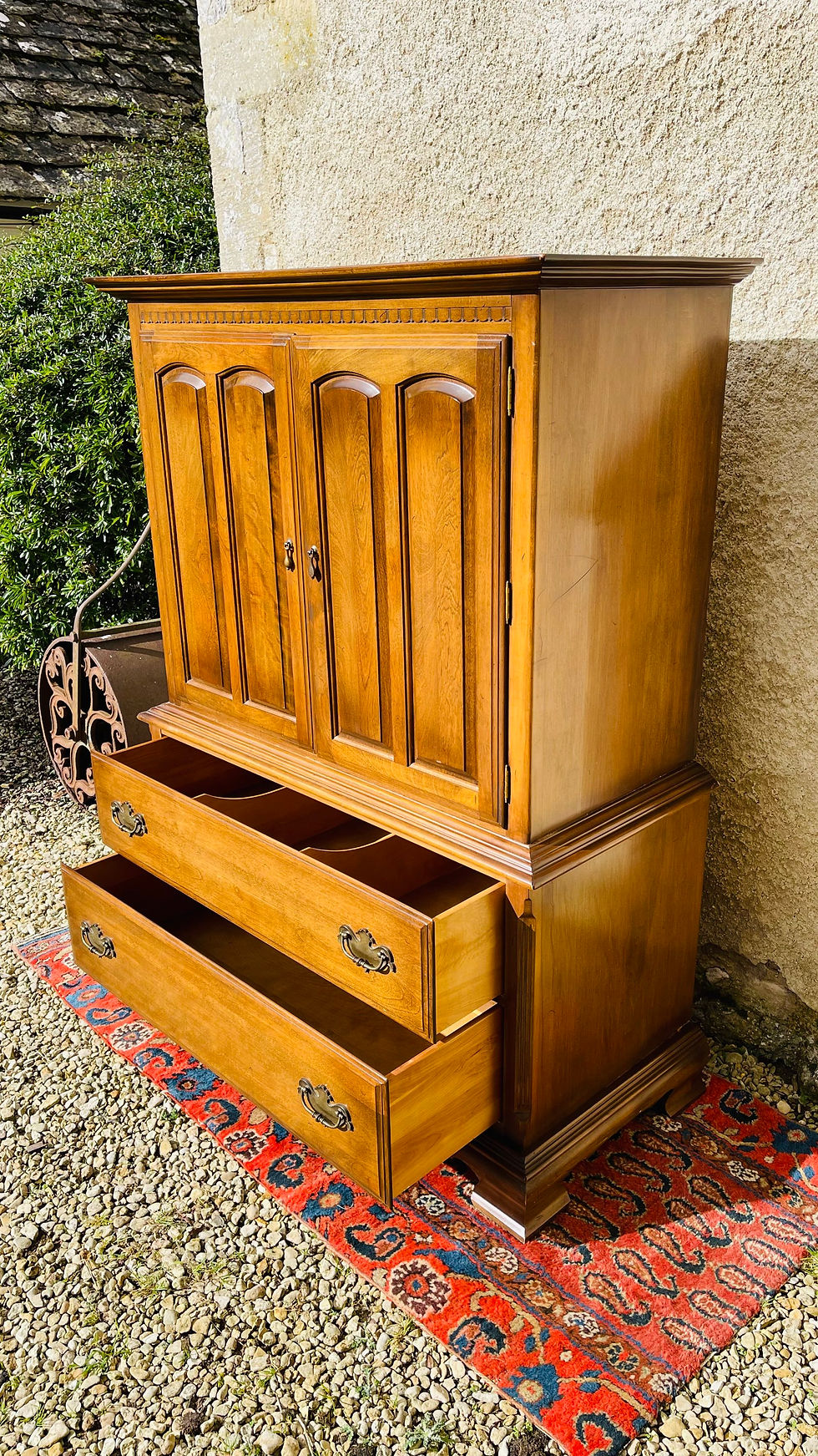 Thumbnail: 20thC American Tallboy / Linen press - #9097