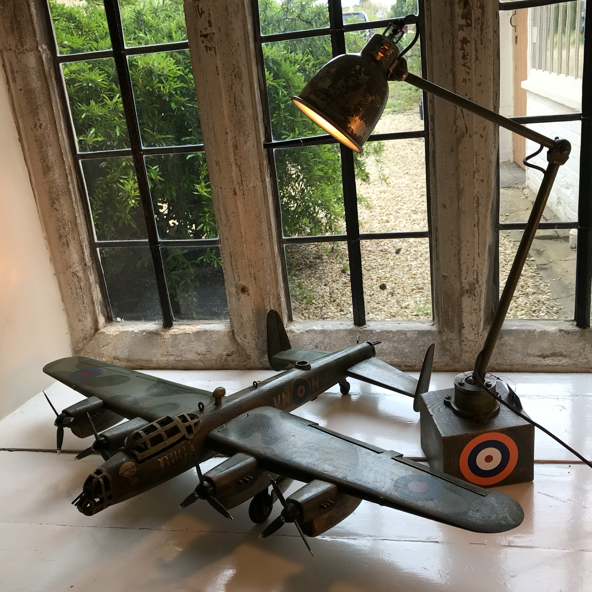 1940’s Battle of Britain inspired machine lamp