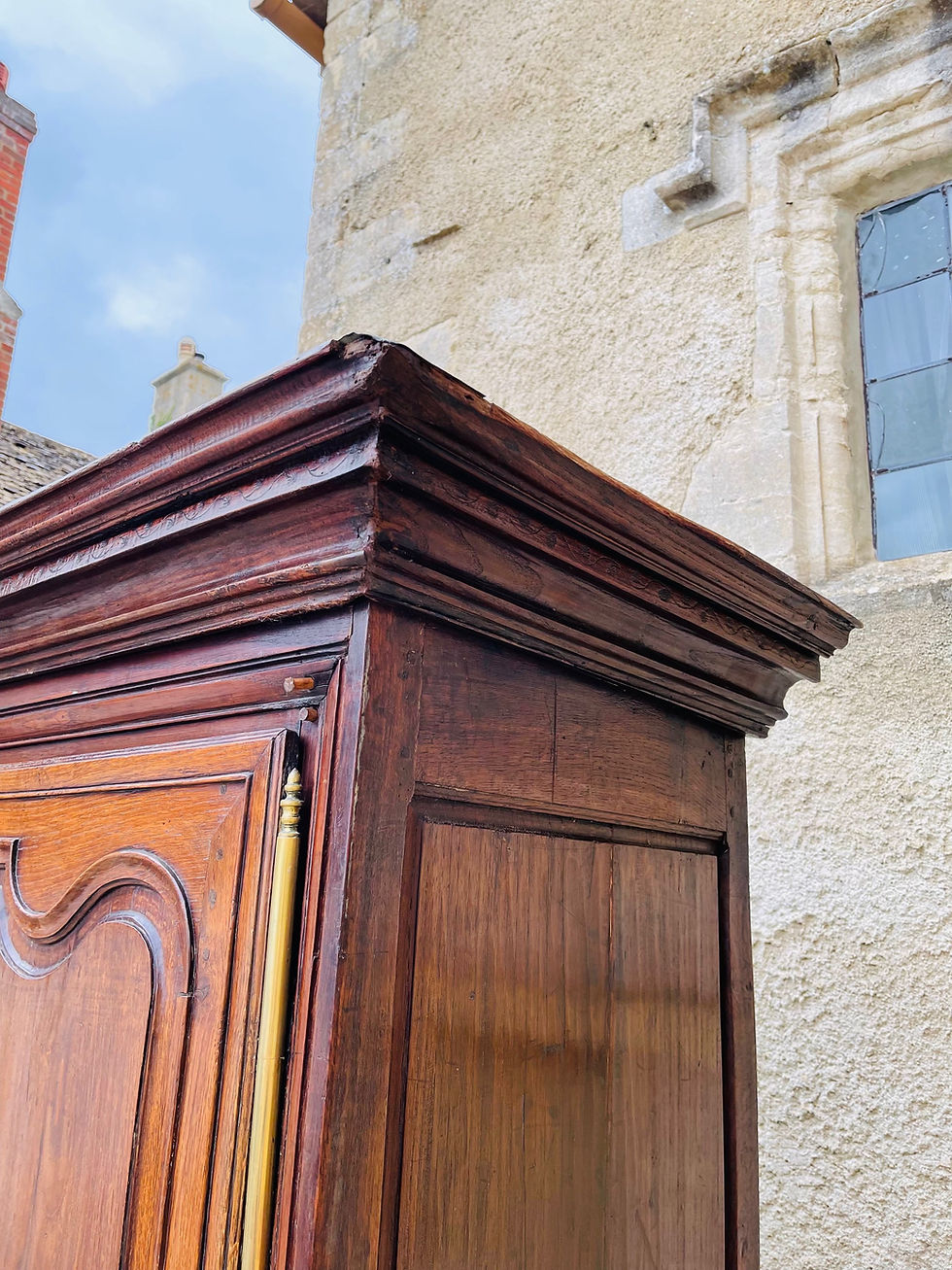 Thumbnail: Large Format 18thC French Armoire in Chestnut 