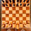 Thumbnail: Vintage Mid20thC full size, marquetry inlaid, travel chess set