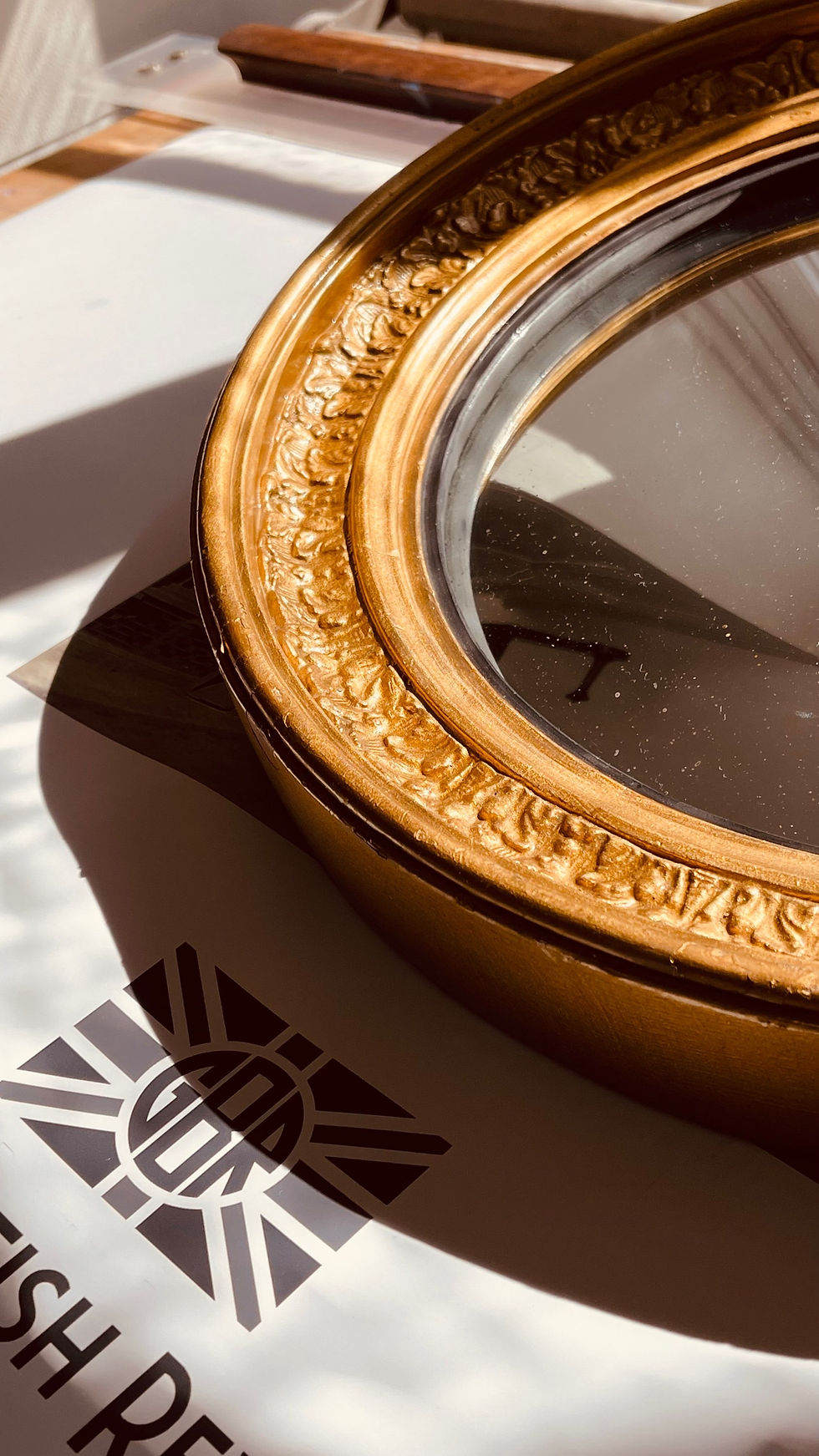 Thumbnail: Early 20thC Regency style convex circular mirror - #8832