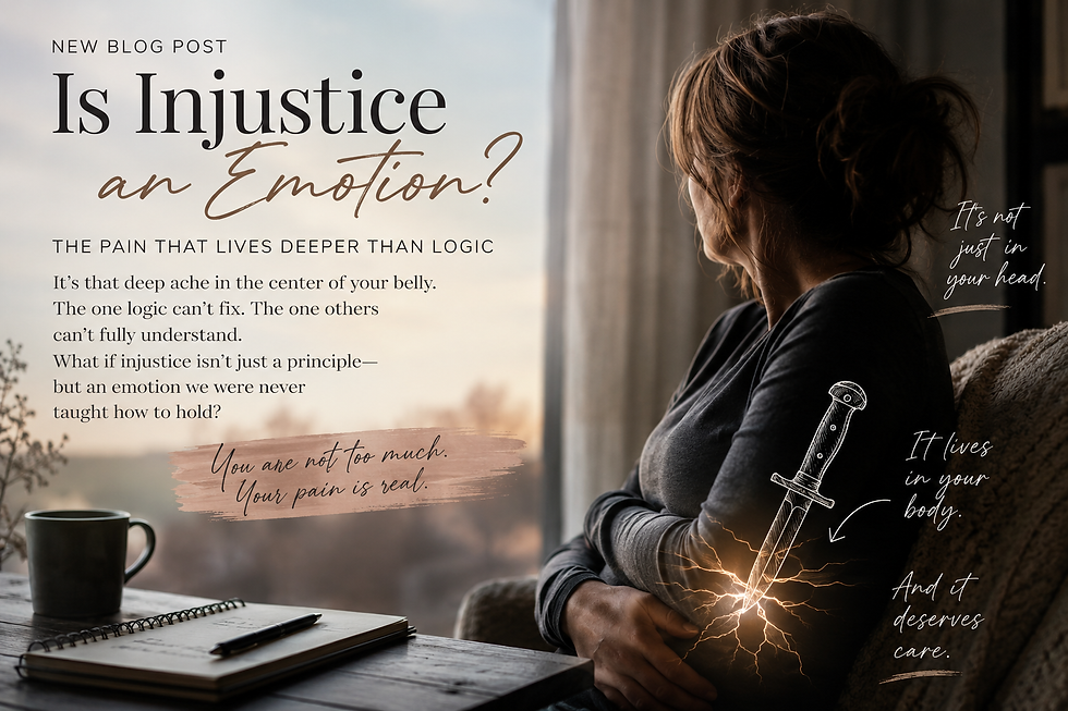 Is Injustice an Emotion?