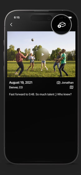Add Shared Photos to Your Account