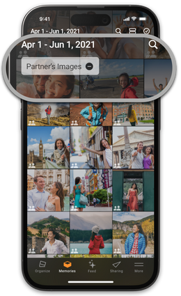 Identify Partner Memories and Filter to Recently Saved