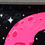 Thumbnail: UV Reactive Crescent Moon Wall Piece