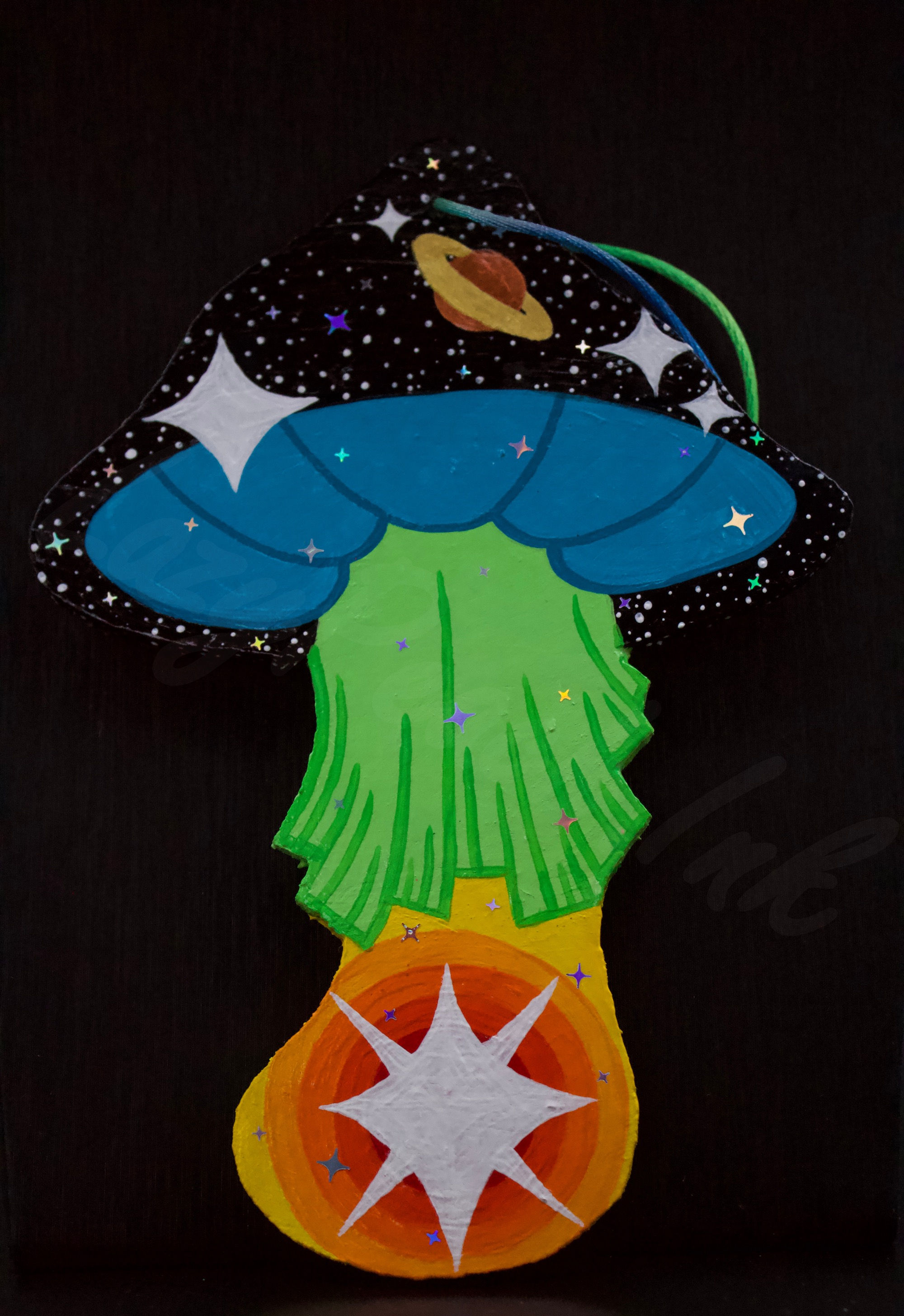 Space Mushroom Ornament