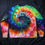 Thumbnail: Rainbow Spiral Crewneck Sweatshirt