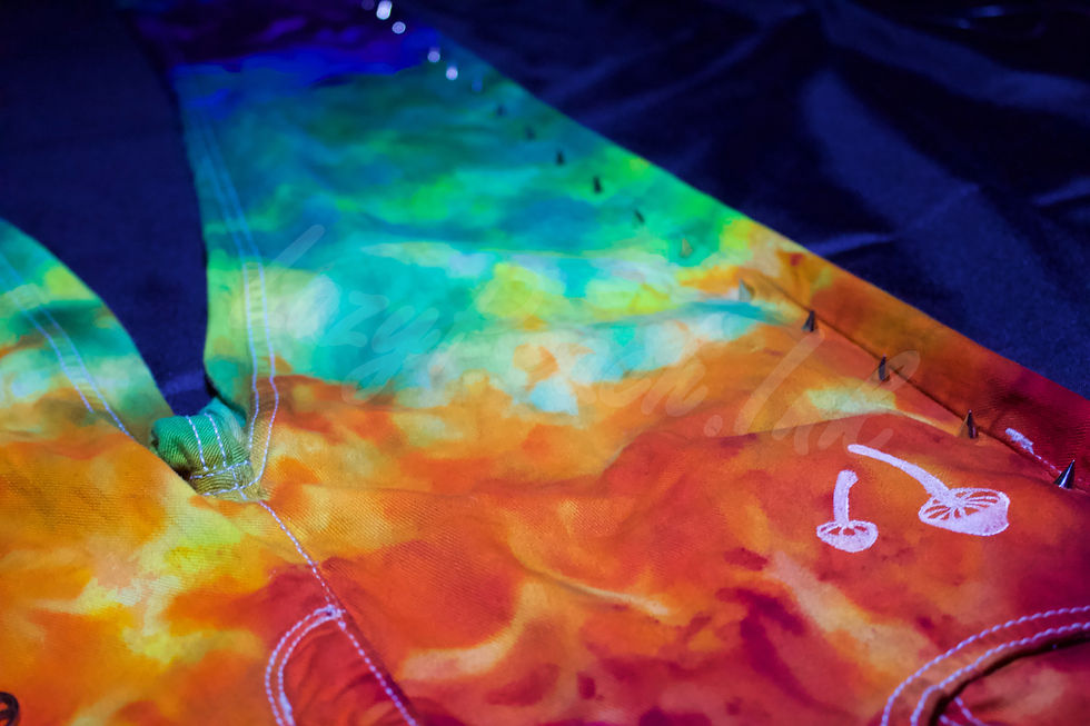 Thumbnail: Rainbow Trippy Hippy Pants