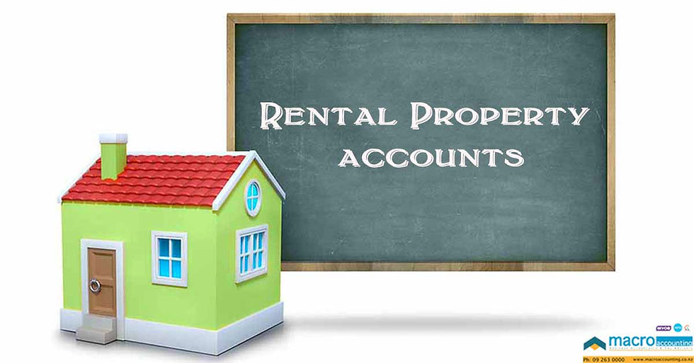 Rental Property accounts