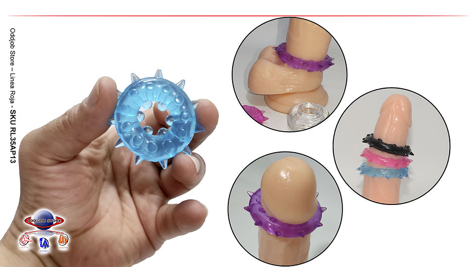 Miniatura: ANILLO EROTICO GRUESO PARA EL PENE Y/O TESTICULOS