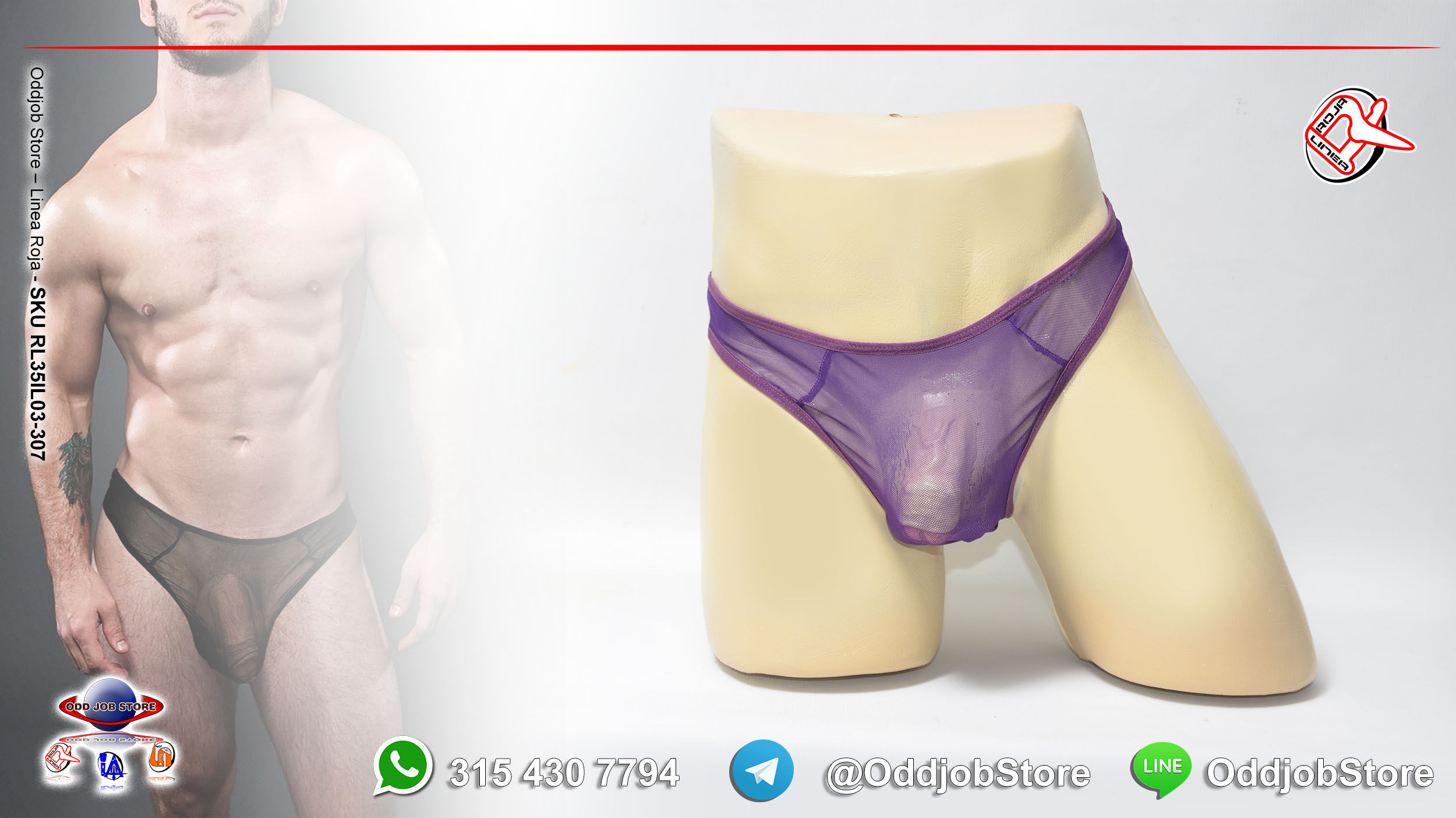 TANGA BRASILERA EN MALLA DE VELO ELÁSTICO