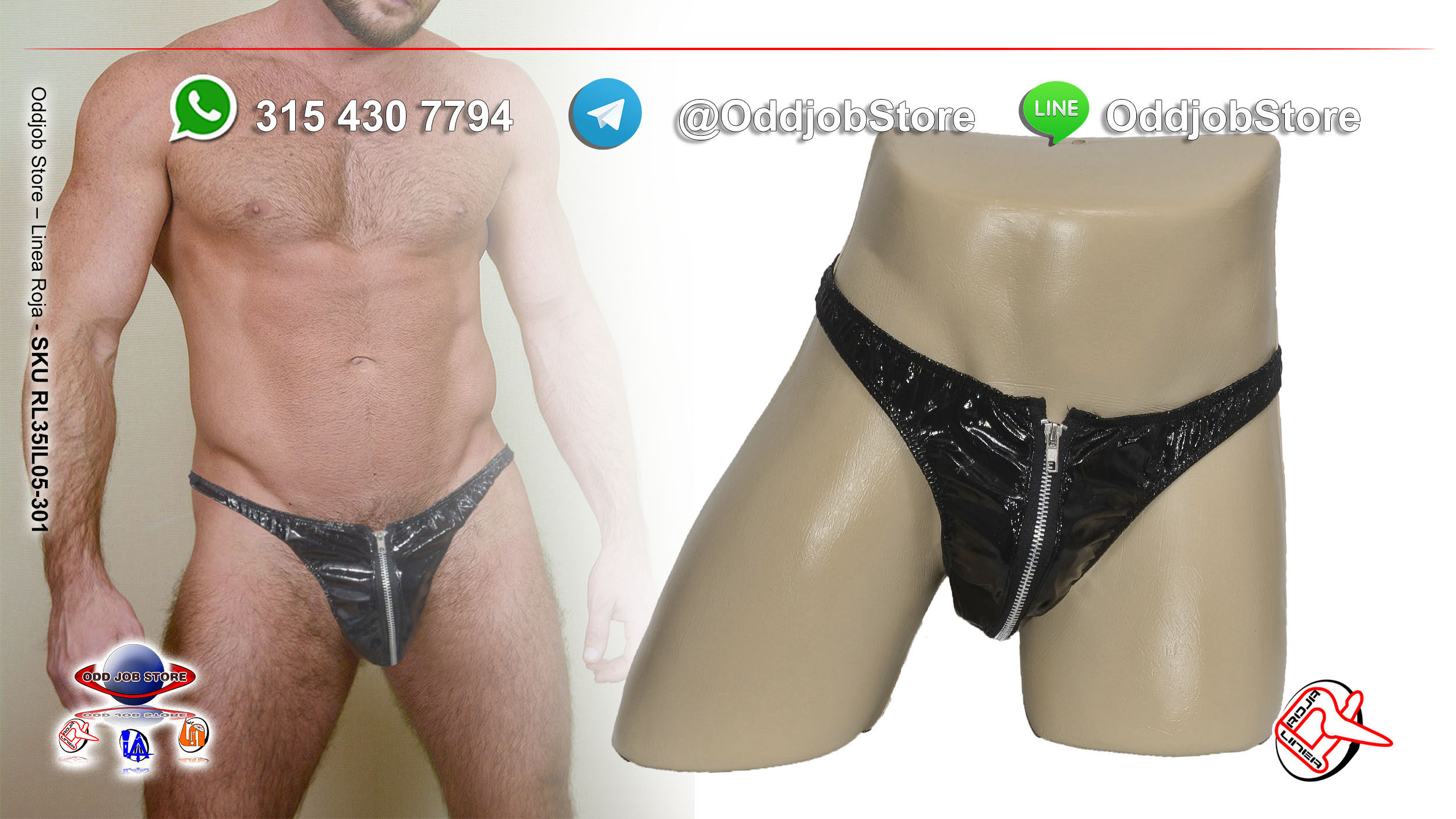 INTERIOR TIPO TANGA CLÁSICA CON CIERRE FRONTAL (IEFIEL)