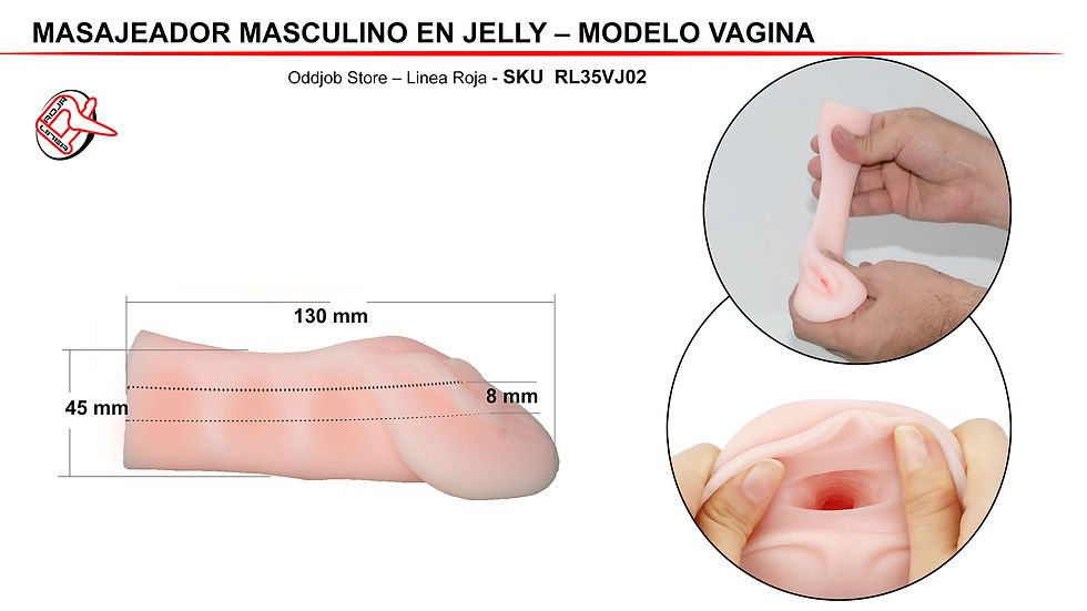Miniatura: VAGINA MASTURBADORA - MASAJEADOR MASCULINO