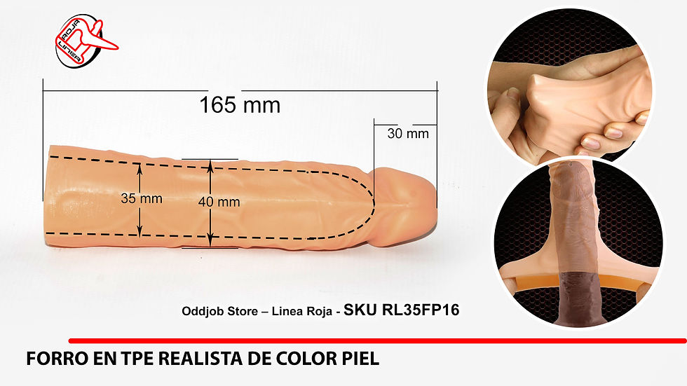 Miniatura: FUNDA EXTENSIÓN PARA EL PENE – LARGO Y GRUESO EXTRA