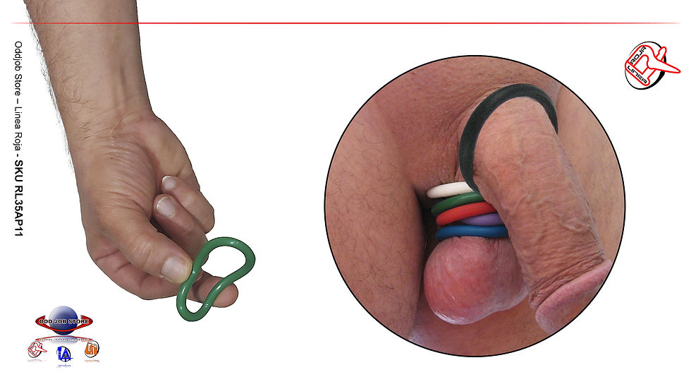 Miniatura: PAQUETE DE ANILLOS TIPO ARO PARA EL PENE