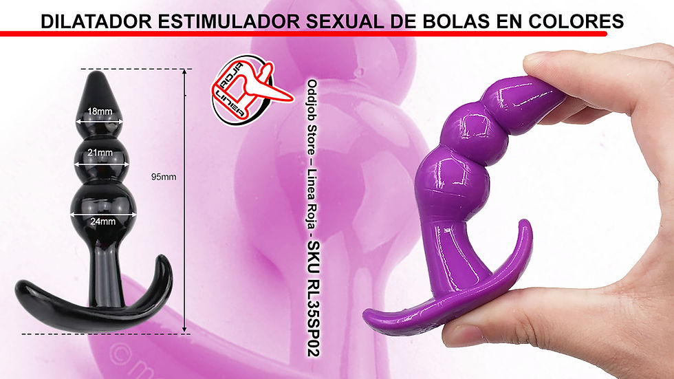 Miniatura: PLUG SEXUAL INICIADOR DILATADOR TIPO PICA EN SILICONA