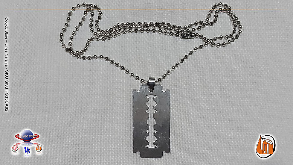 Miniatura: CADENILLA Y DIJE EN ACERO INOXIDABLE