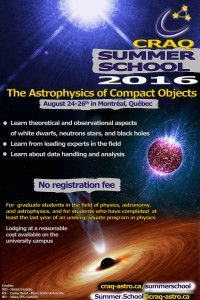 CRAQ Summer School Poster