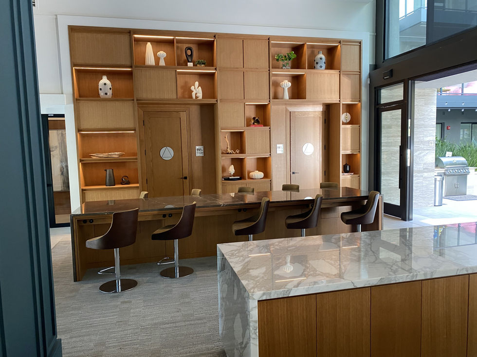 club room millwork 3