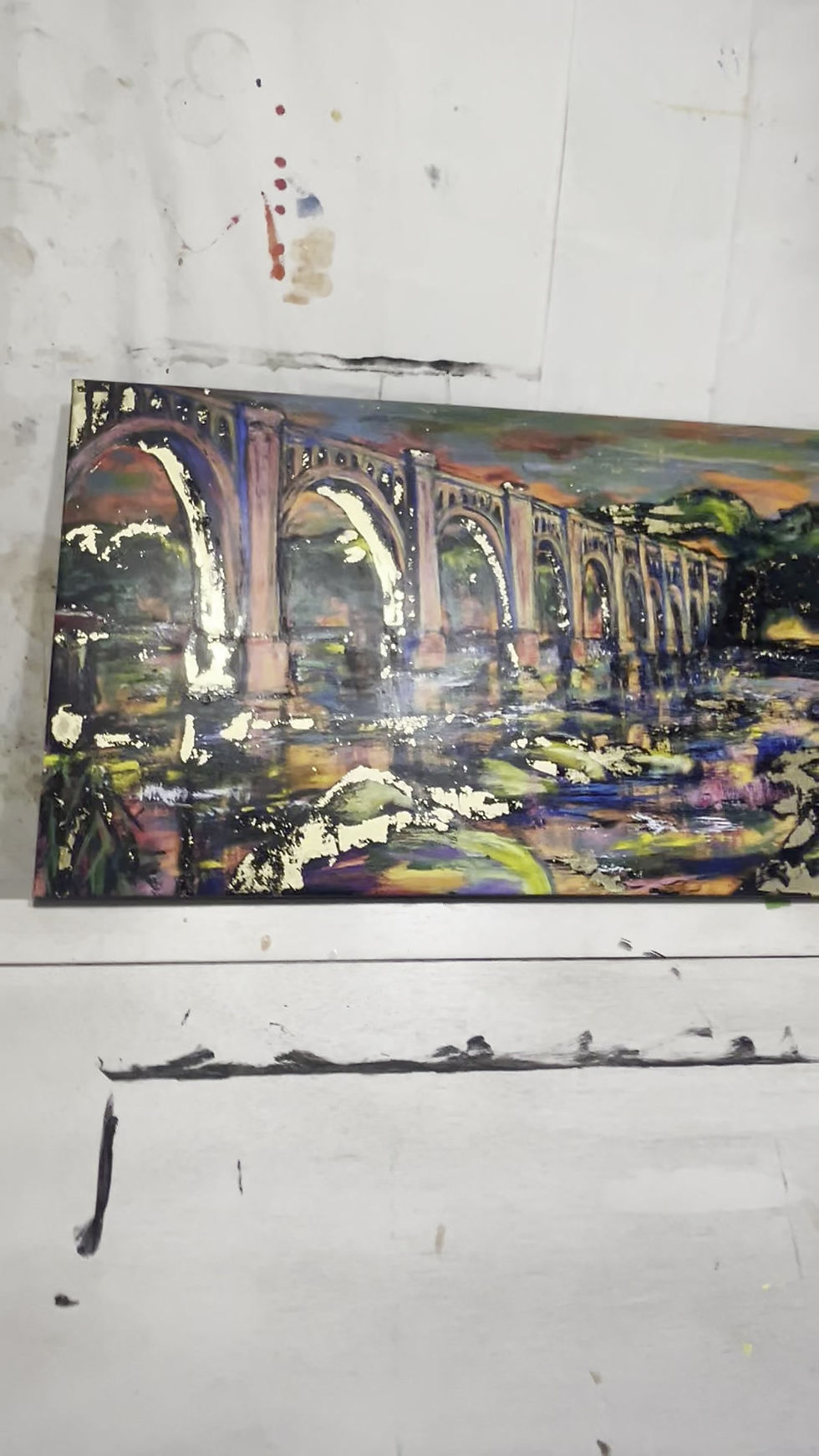 Thumbnail: Embellished Gicleé Print: "Trestle Heat- RVA"