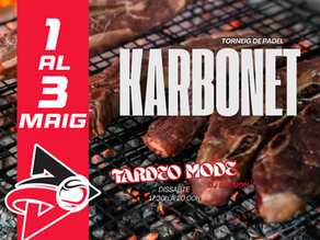 Torneig Karbonet Pàdel Cambrils | 1-3 Maig