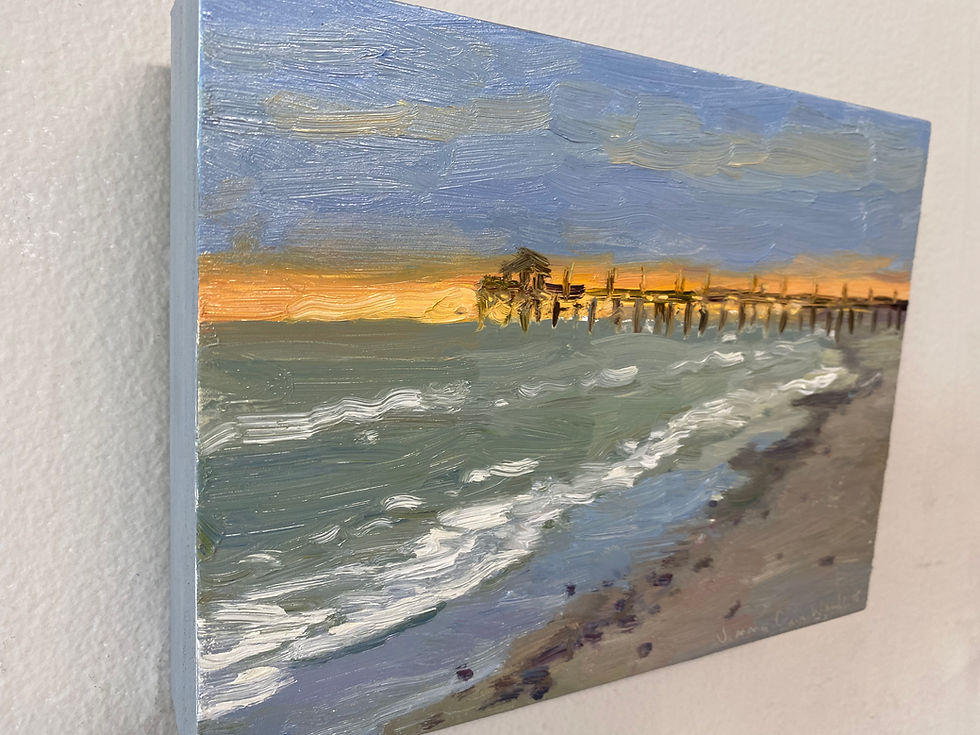 Thumbnail: Pier sketch, after sunset