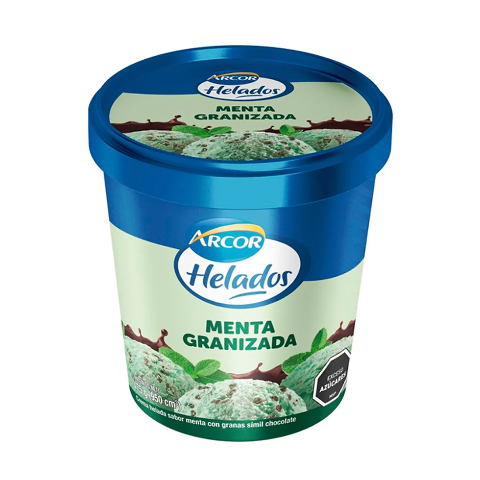 Helado Menta Granizada