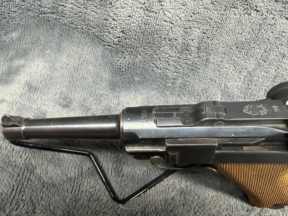 Thumbnail: DWM Luger P08 Pistol (1918)  - 9mm - WWI German Military