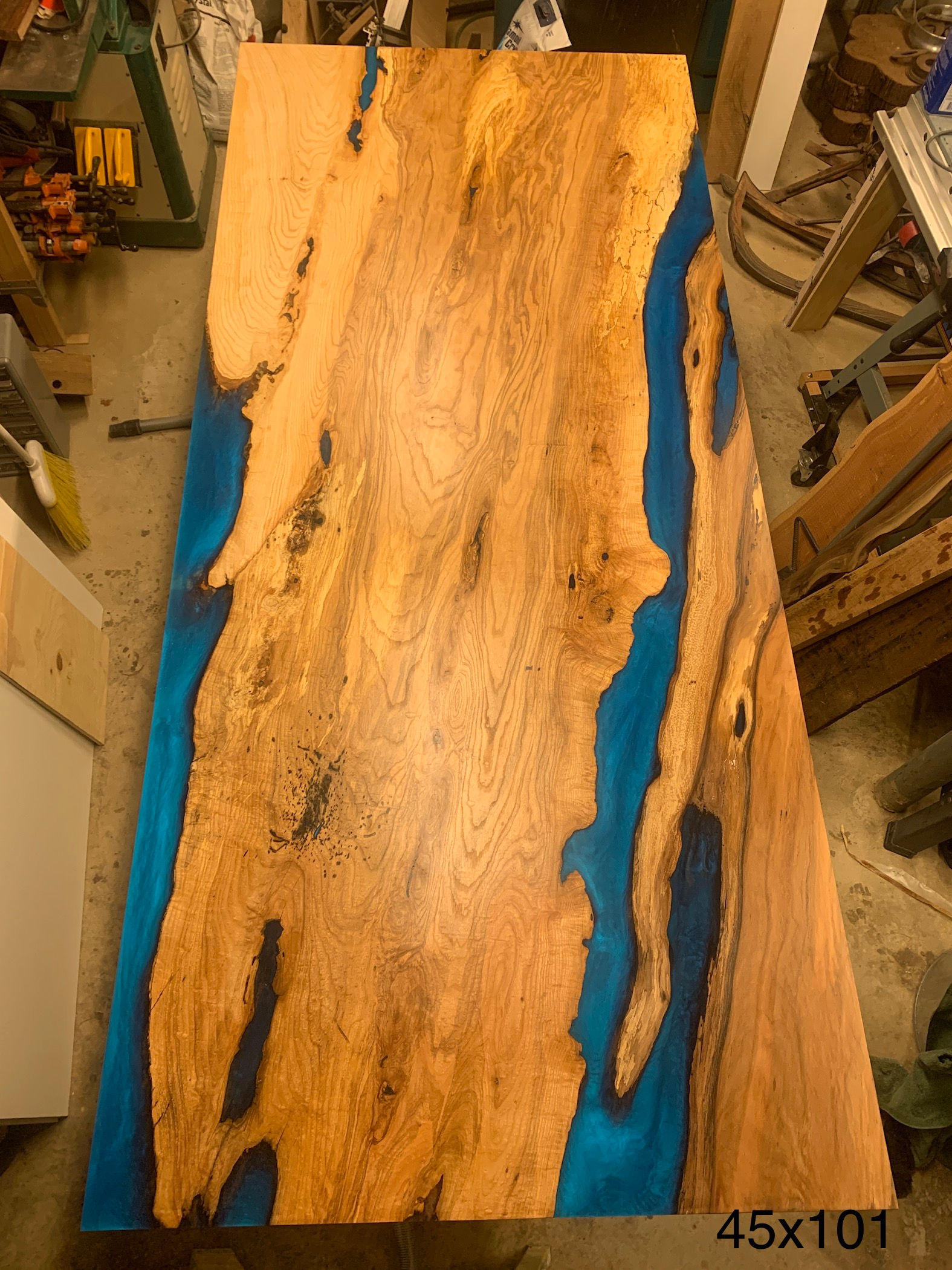 Brown Ash and Sycamore Dining Table