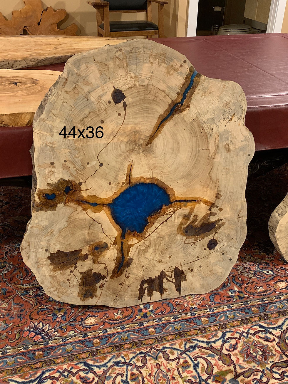 Thumbnail: Silver Maple “Triple Trunk” Table